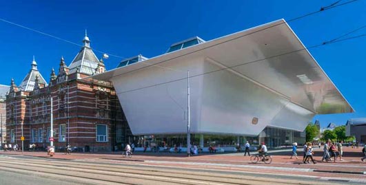 Stedelijk Museum Facade design by Benthem Crouwel Architects