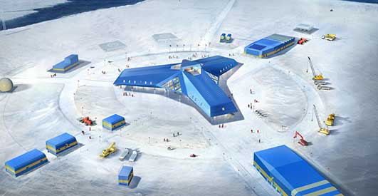 JanAntarctica Research Station Development by Space Group + KOPRI