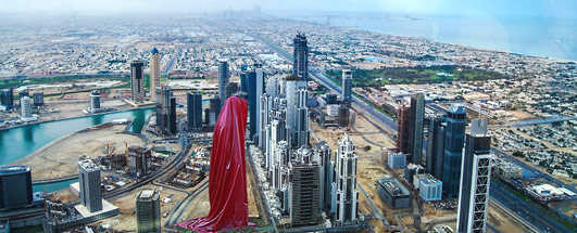 Guardians of Time by Manfred Kielnhofer Settle Art Dubai 2013 Installation
