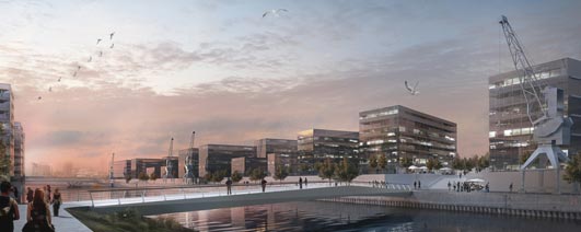 HafenCity Pedestrian and Cycle Bridge Hamburg