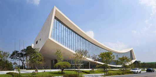 Architecture News September 2013 - National Library of Sejong City Korea