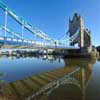 River Thames Bascule and Suspension Bridge