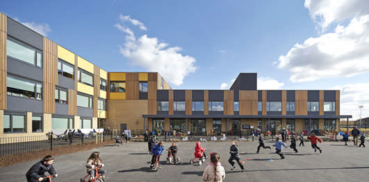 Oasis Academy in Enfield building design by John McAslan + Partners