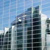 Reflection of Richard Meier building