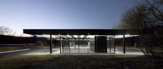 Mies van der Rohe gas station on Nuns Island, Montreal