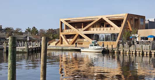 Fire Island Building design by HWKN Architects