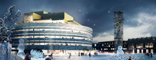 New City Hall in Kiruna